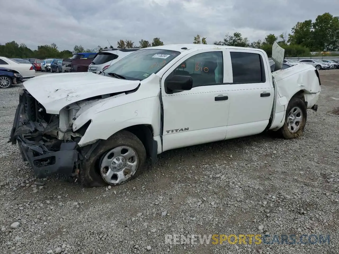 1 Photograph of a damaged car 1N6AA1EC6MN500664 NISSAN TITAN 2021
