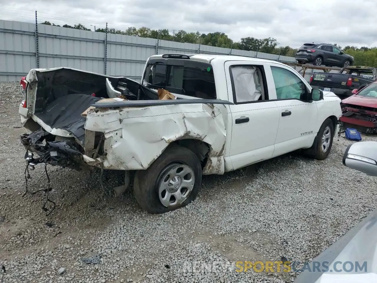 3 Photograph of a damaged car 1N6AA1EC6MN500664 NISSAN TITAN 2021