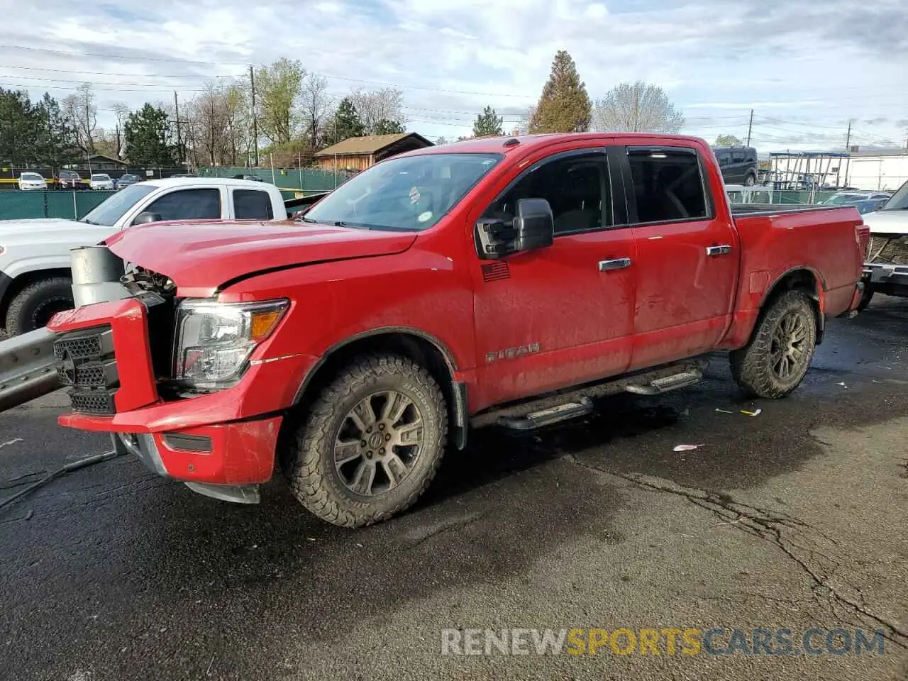 1 Photograph of a damaged car 1N6AA1ED0MN510017 NISSAN TITAN 2021