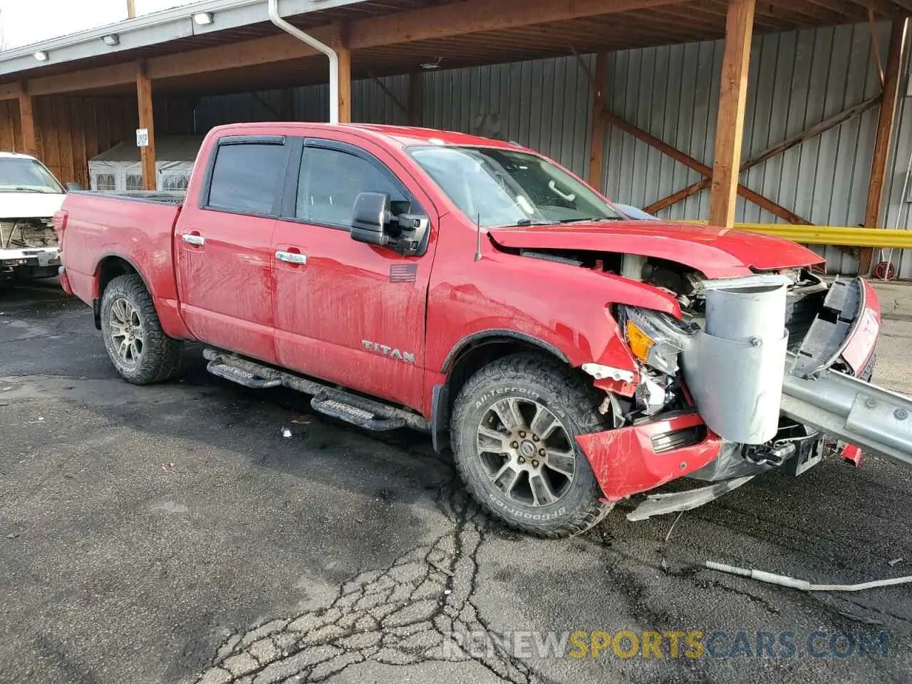 4 Photograph of a damaged car 1N6AA1ED0MN510017 NISSAN TITAN 2021