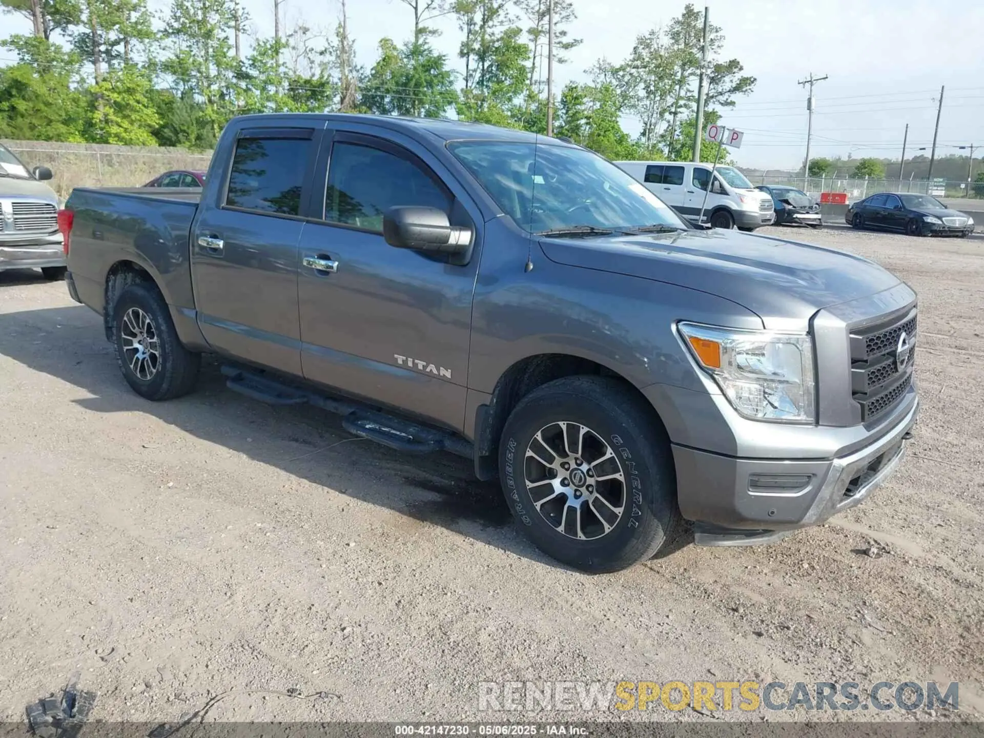 1 Photograph of a damaged car 1N6AA1ED0MN518084 NISSAN TITAN 2021
