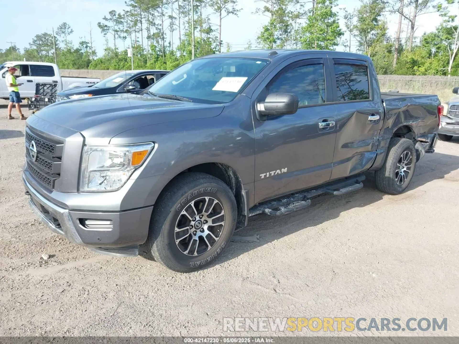 2 Photograph of a damaged car 1N6AA1ED0MN518084 NISSAN TITAN 2021
