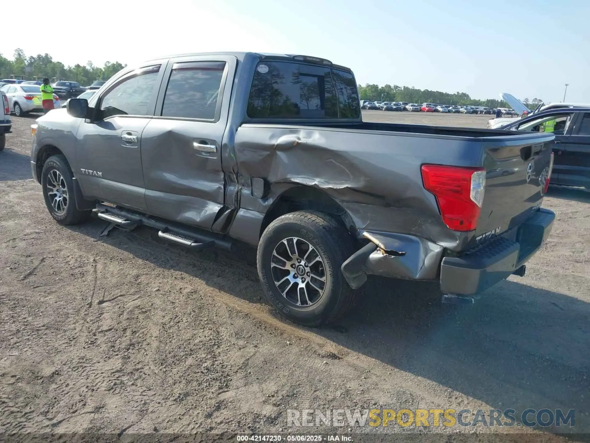 3 Photograph of a damaged car 1N6AA1ED0MN518084 NISSAN TITAN 2021