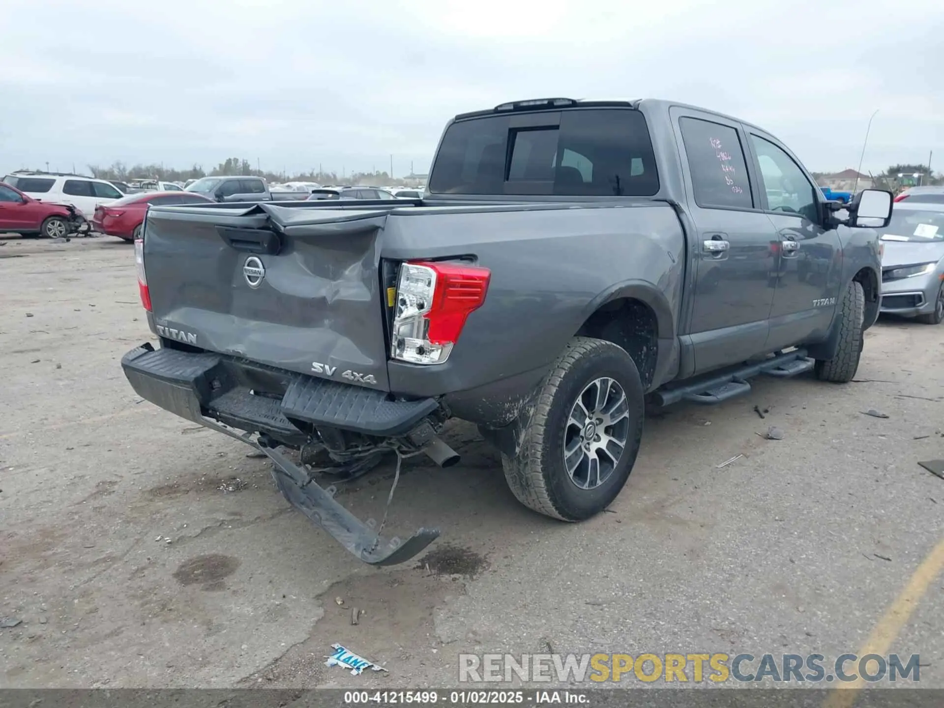 4 Photograph of a damaged car 1N6AA1ED0MN531921 NISSAN TITAN 2021