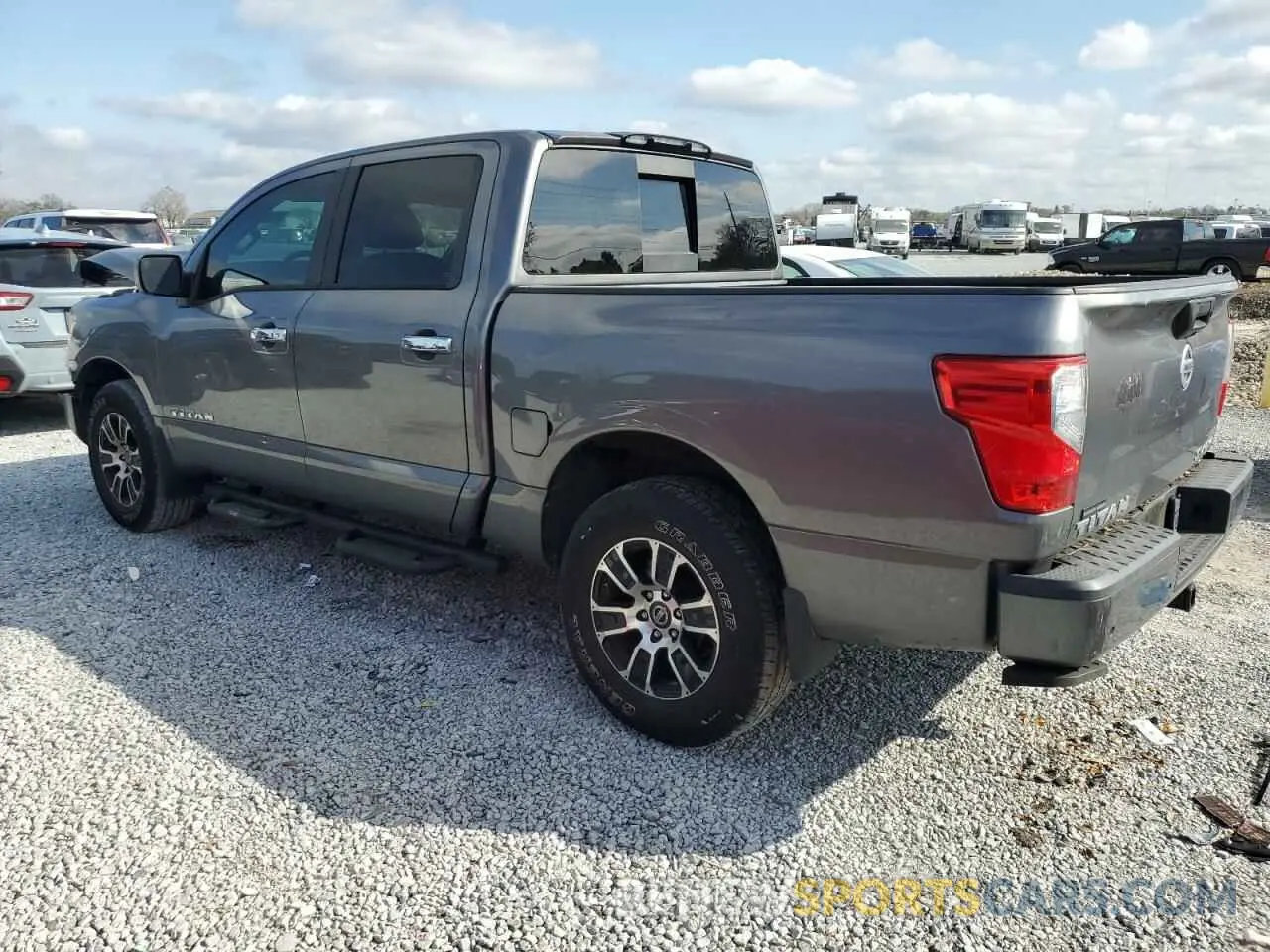 2 Photograph of a damaged car 1N6AA1ED1MN503948 NISSAN TITAN 2021