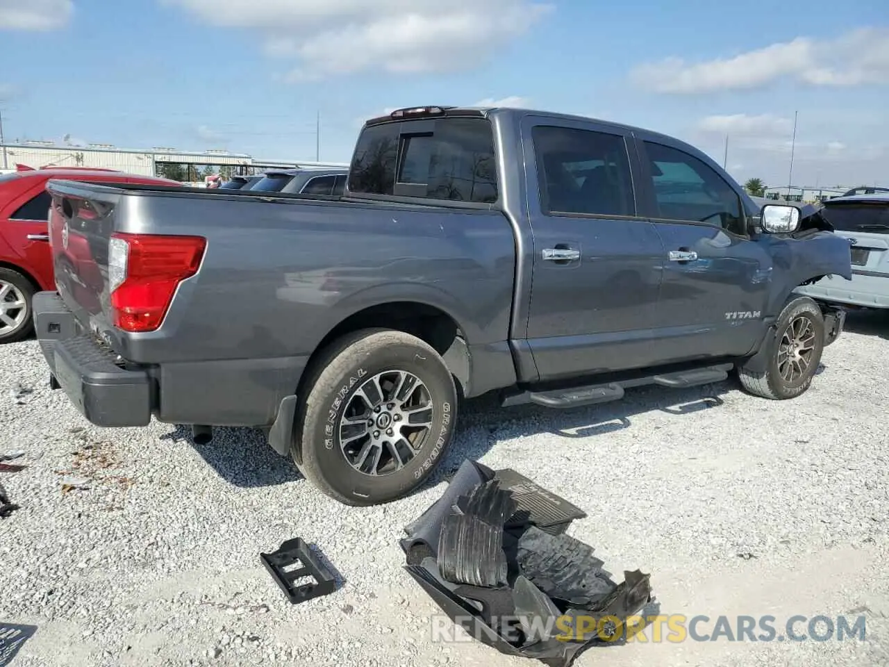 3 Photograph of a damaged car 1N6AA1ED1MN503948 NISSAN TITAN 2021
