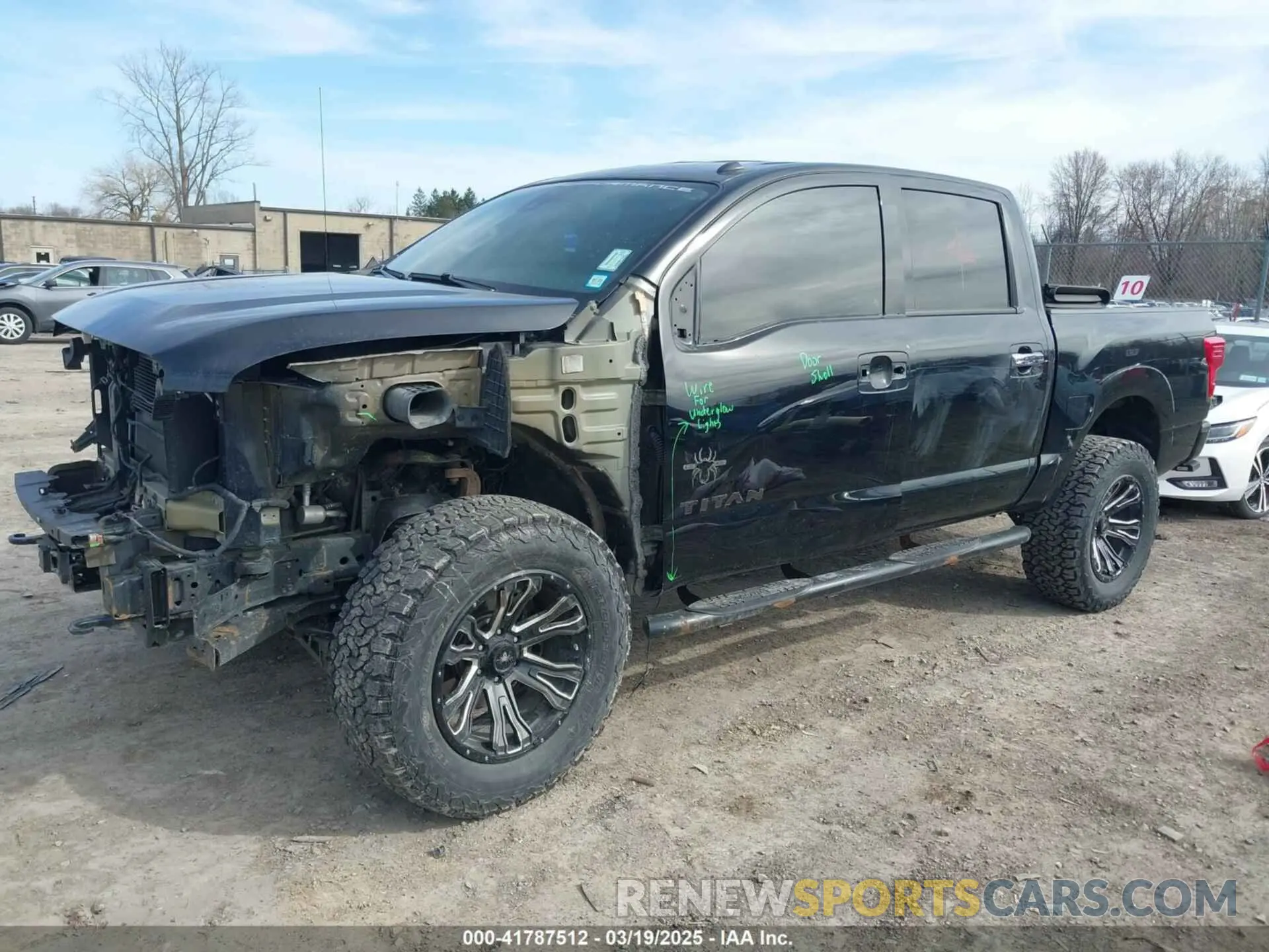 2 Photograph of a damaged car 1N6AA1ED1MN516649 NISSAN TITAN 2021