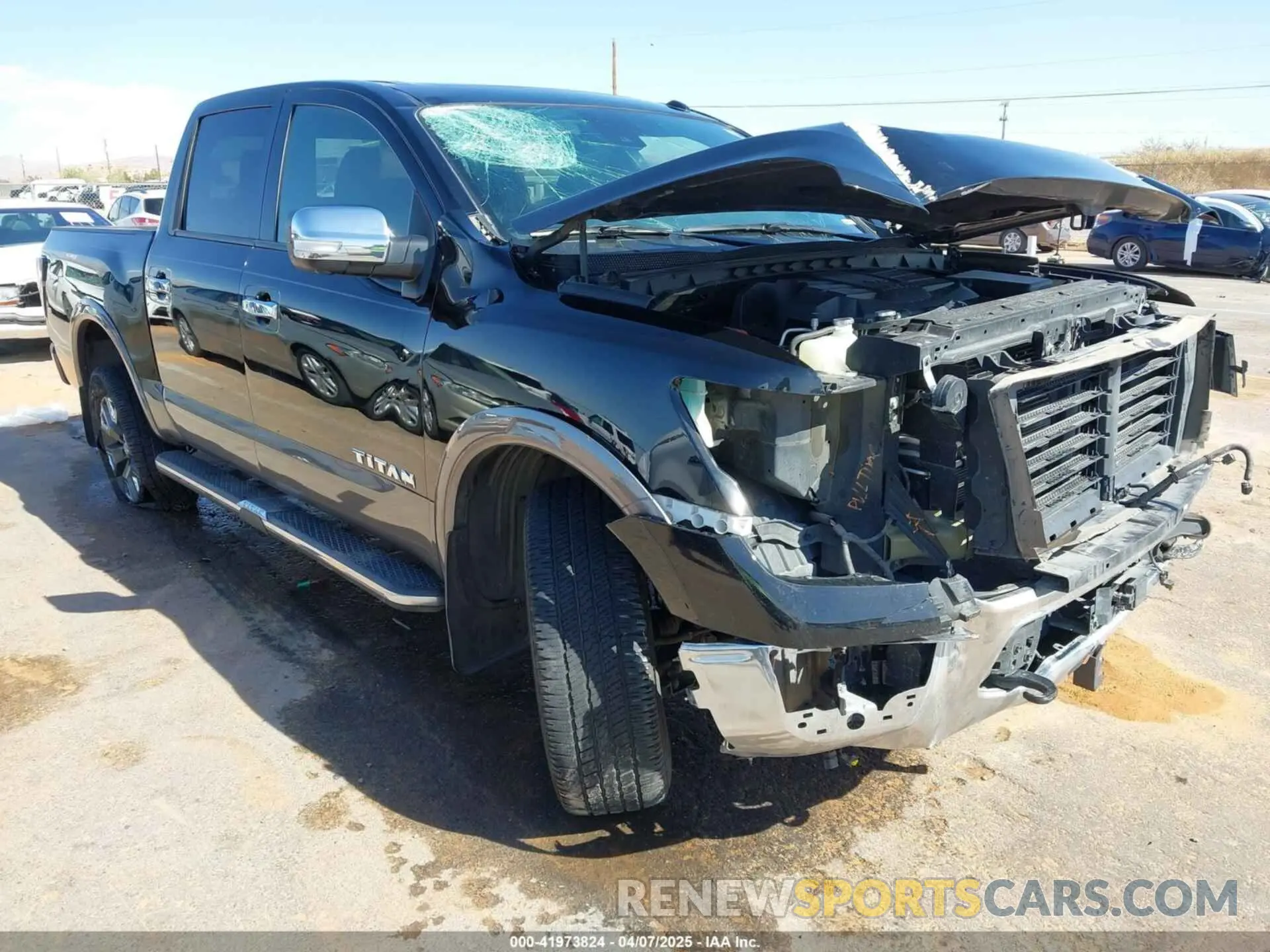 1 Photograph of a damaged car 1N6AA1ED1MN516800 NISSAN TITAN 2021
