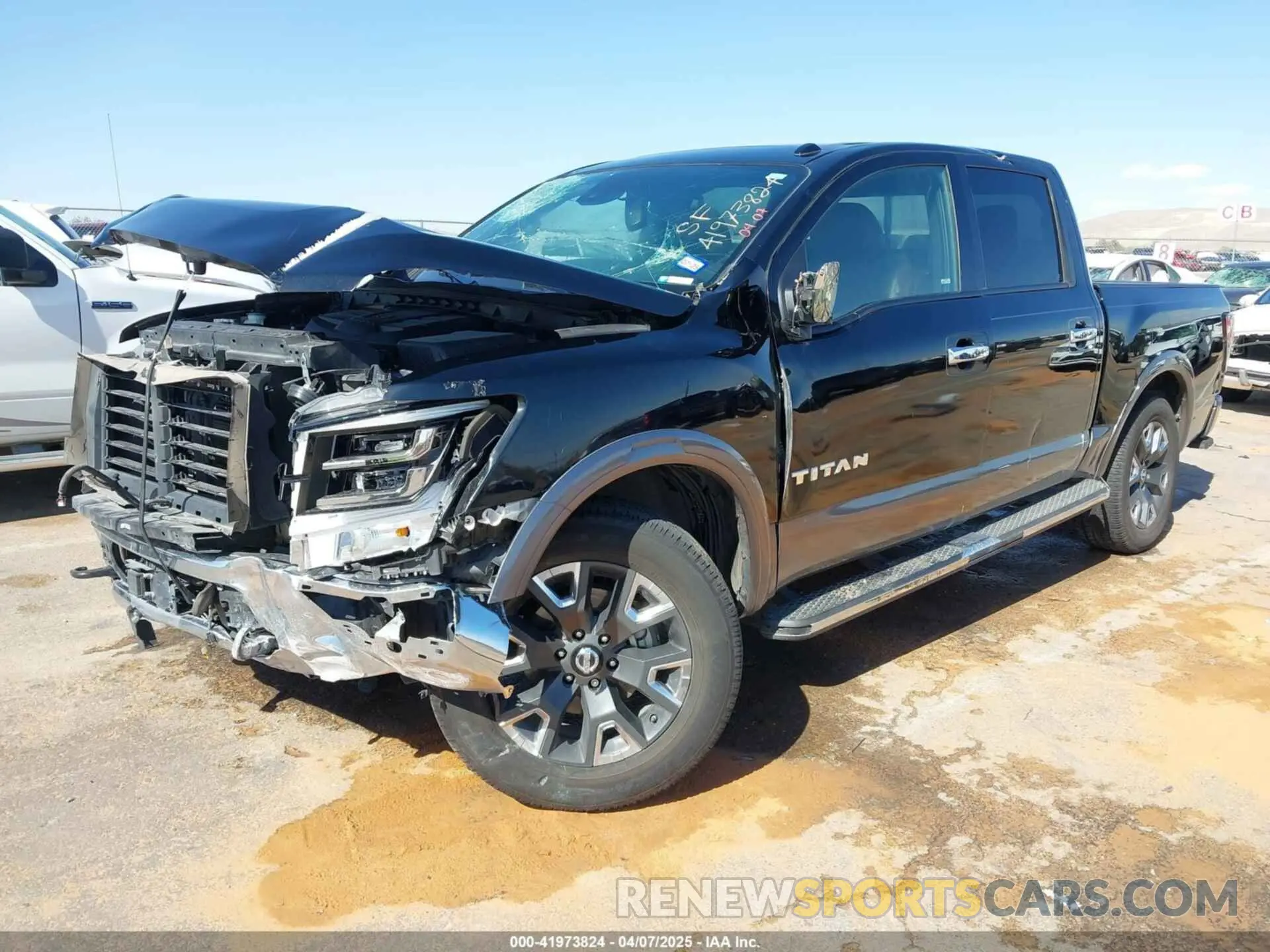 2 Photograph of a damaged car 1N6AA1ED1MN516800 NISSAN TITAN 2021