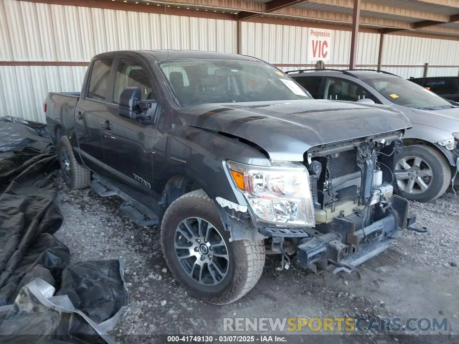 1 Photograph of a damaged car 1N6AA1ED2MN510892 NISSAN TITAN 2021
