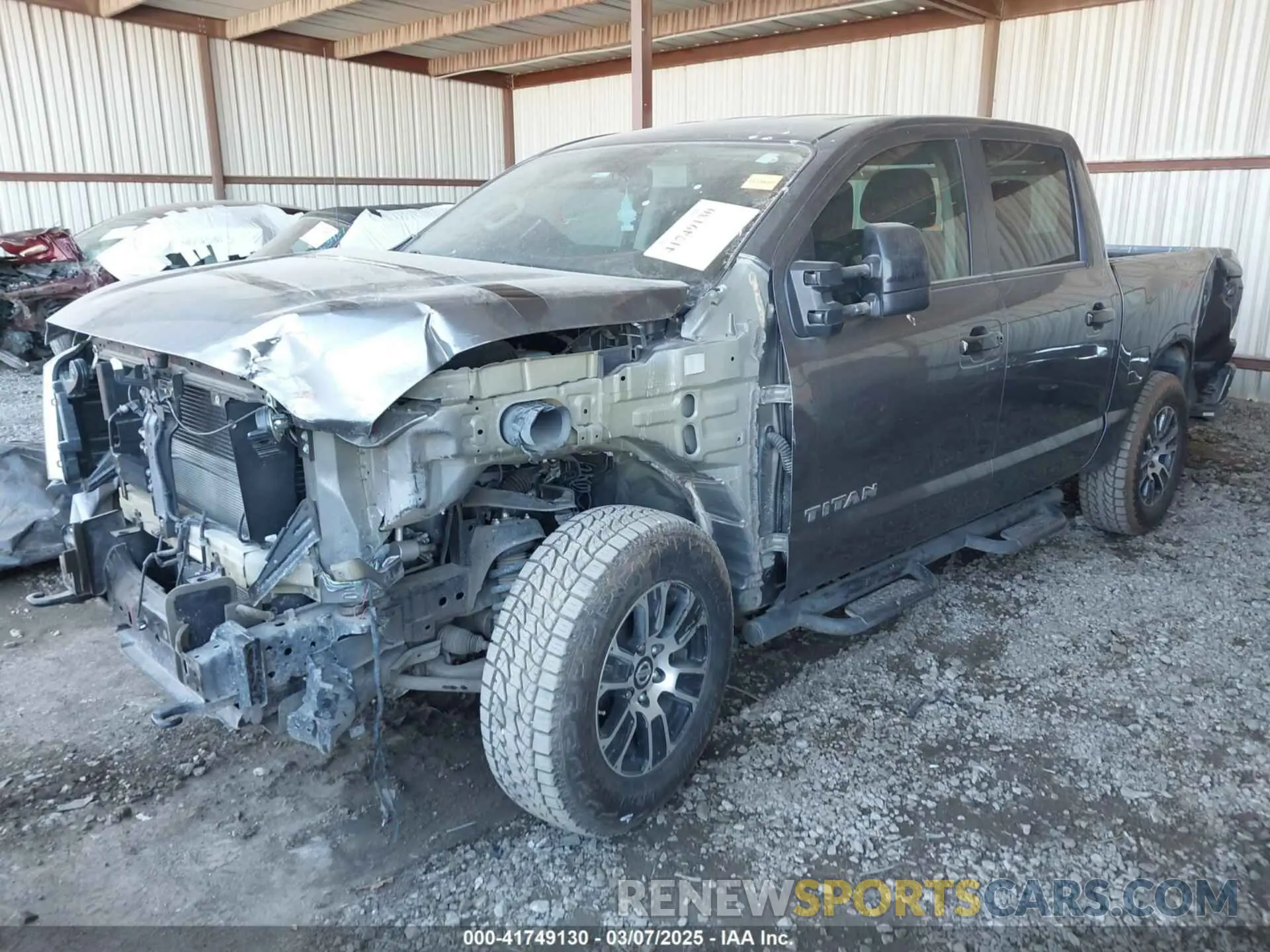 2 Photograph of a damaged car 1N6AA1ED2MN510892 NISSAN TITAN 2021