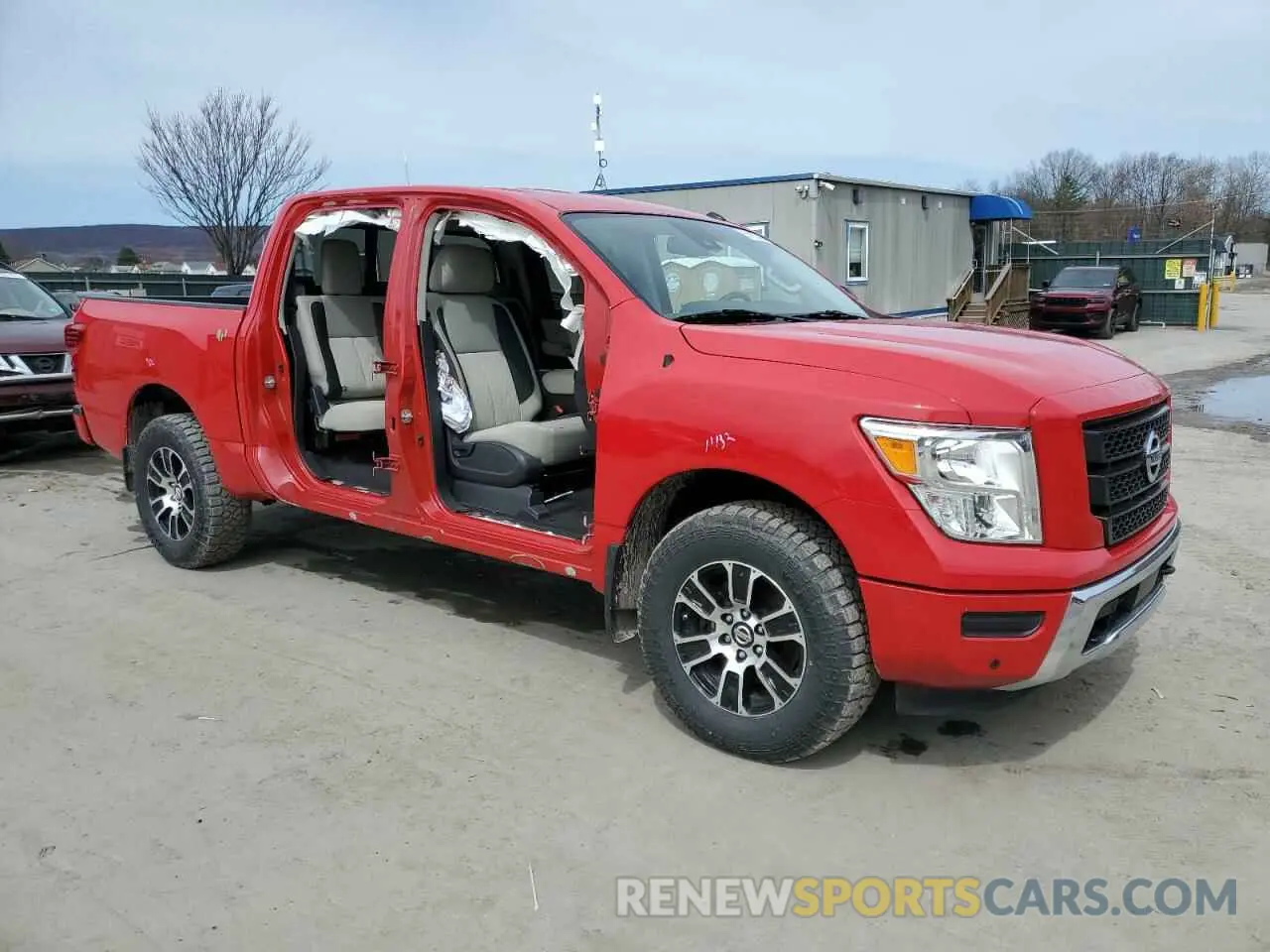4 Photograph of a damaged car 1N6AA1ED3MN513011 NISSAN TITAN 2021