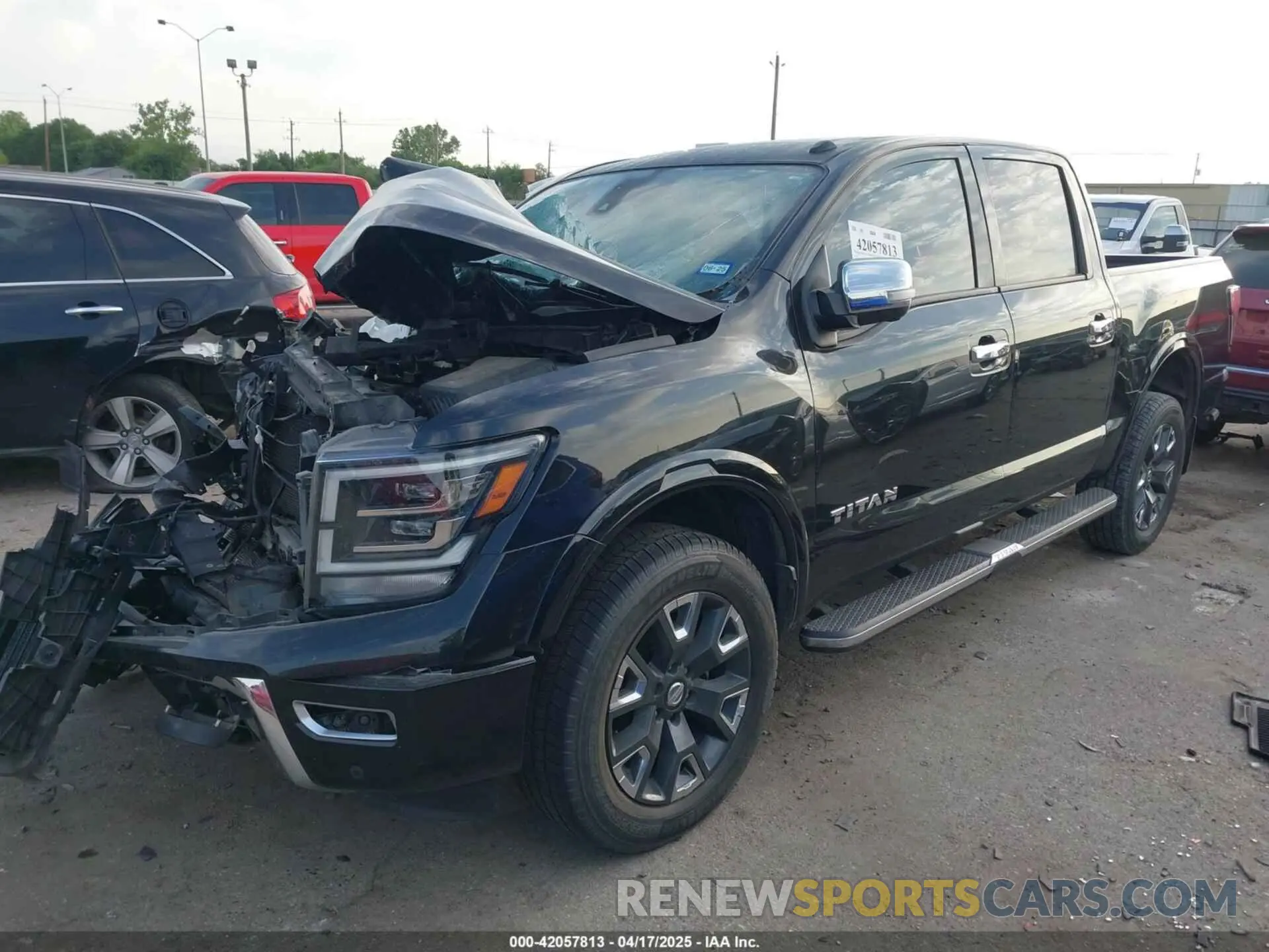 2 Photograph of a damaged car 1N6AA1ED5MN514631 NISSAN TITAN 2021