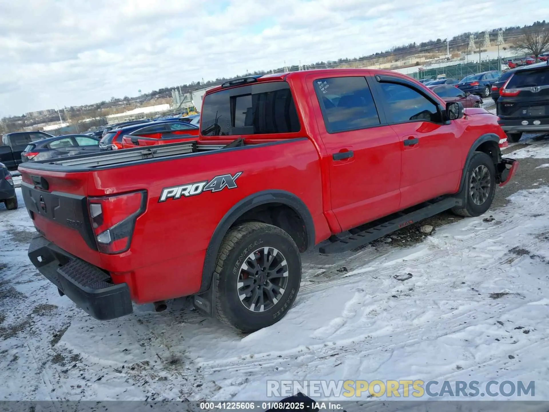 4 Photograph of a damaged car 1N6AA1ED6MN532524 NISSAN TITAN 2021