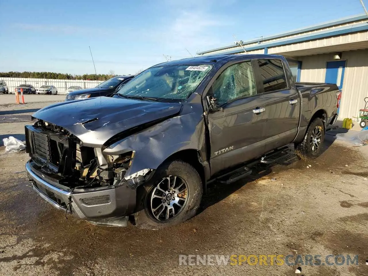 1 Photograph of a damaged car 1N6AA1ED6MN533916 NISSAN TITAN 2021
