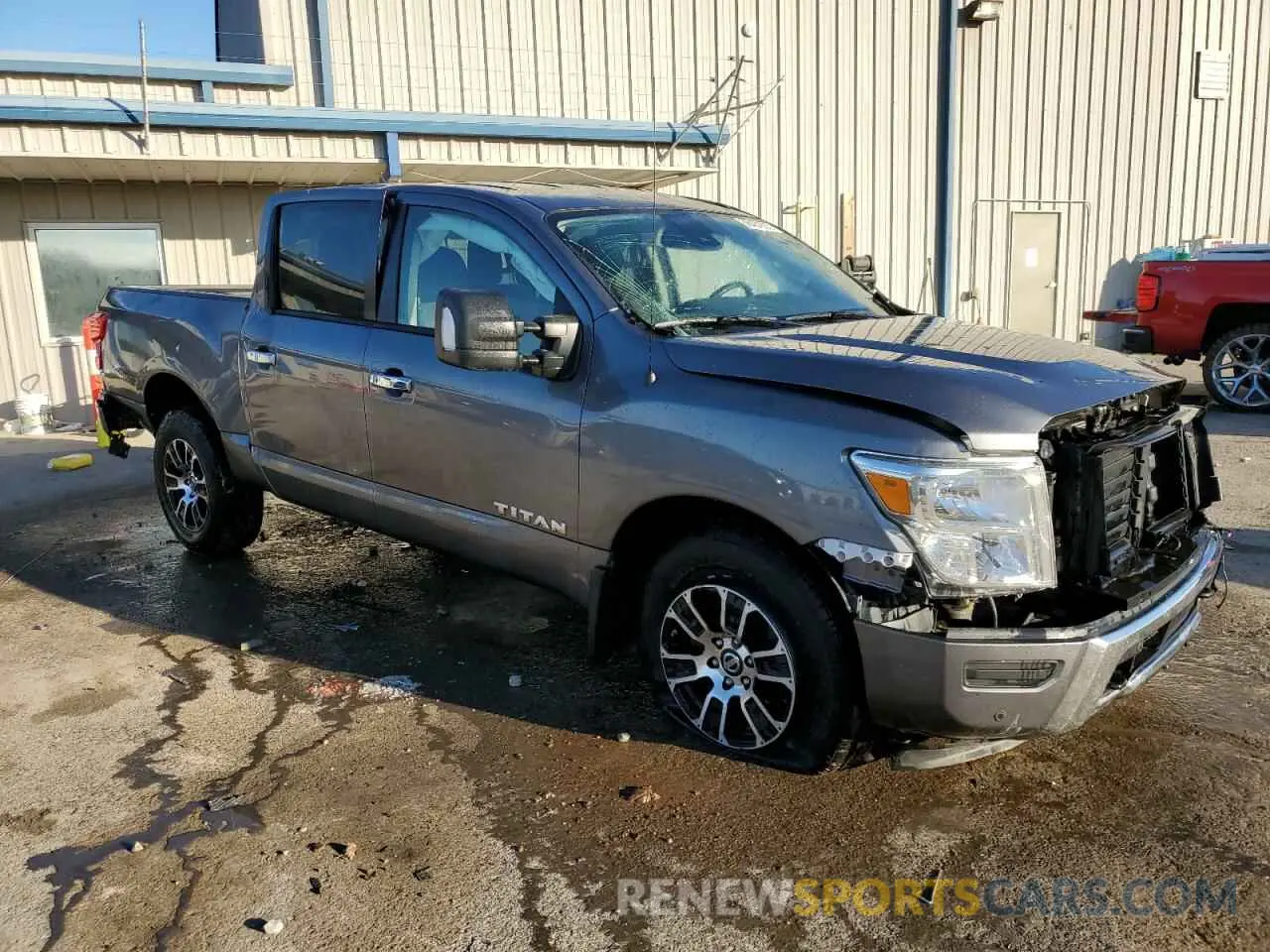 4 Photograph of a damaged car 1N6AA1ED6MN533916 NISSAN TITAN 2021