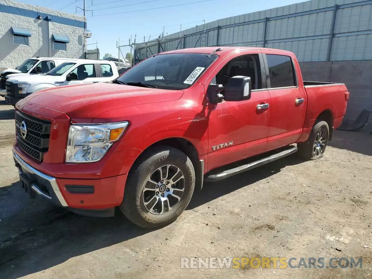 1 Photograph of a damaged car 1N6AA1ED8MN525283 NISSAN TITAN 2021