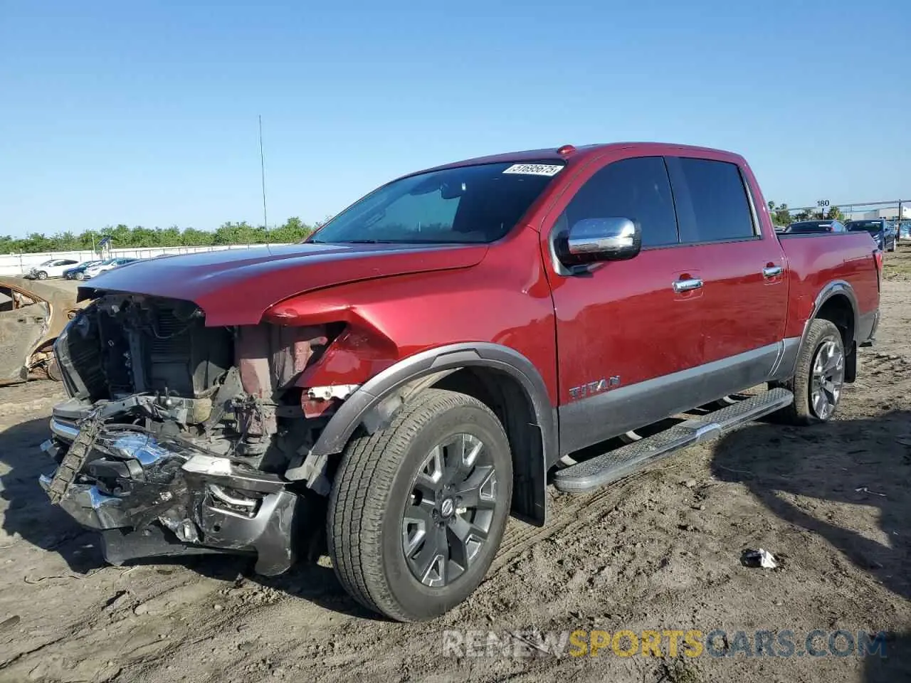 1 Photograph of a damaged car 1N6AA1ED8MN525896 NISSAN TITAN 2021