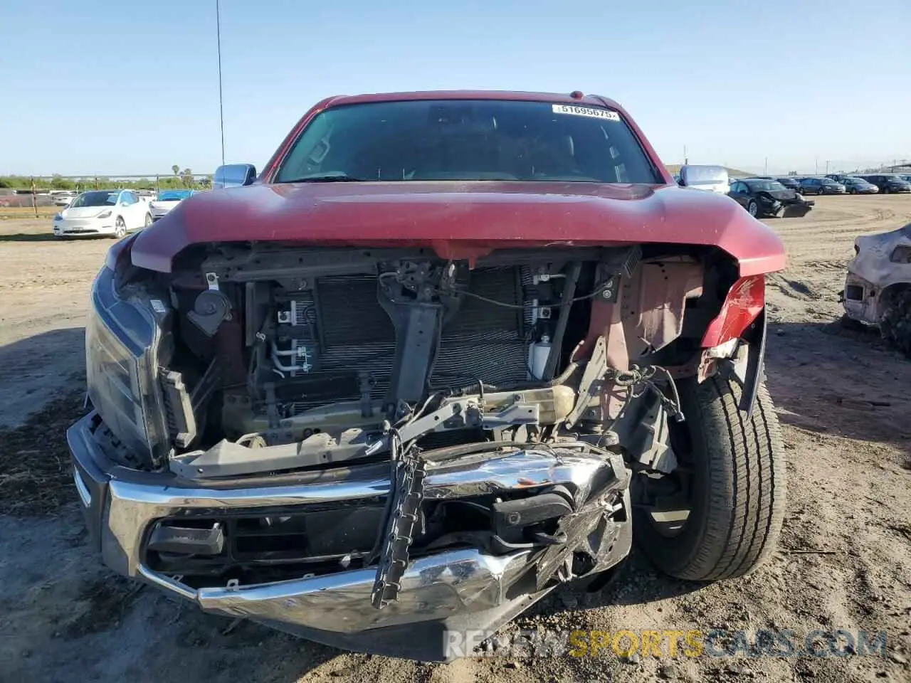 5 Photograph of a damaged car 1N6AA1ED8MN525896 NISSAN TITAN 2021