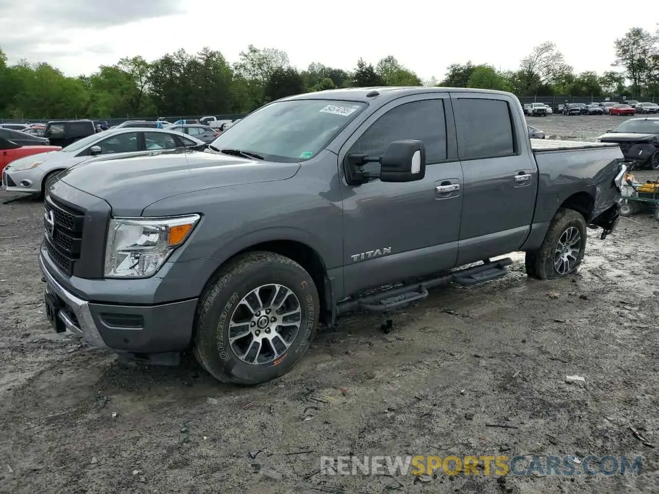 1 Photograph of a damaged car 1N6AA1ED8MN534176 NISSAN TITAN 2021