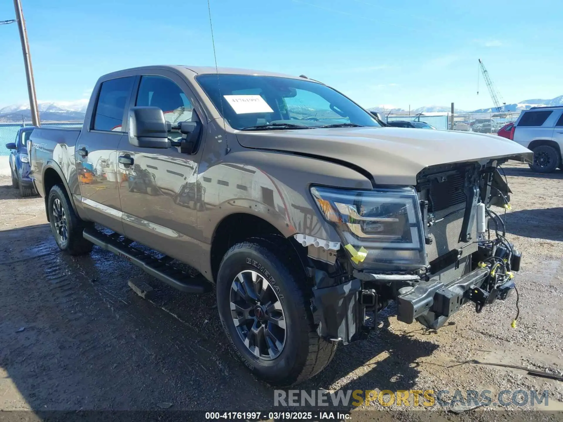 1 Photograph of a damaged car 1N6AA1ED9MN527737 NISSAN TITAN 2021