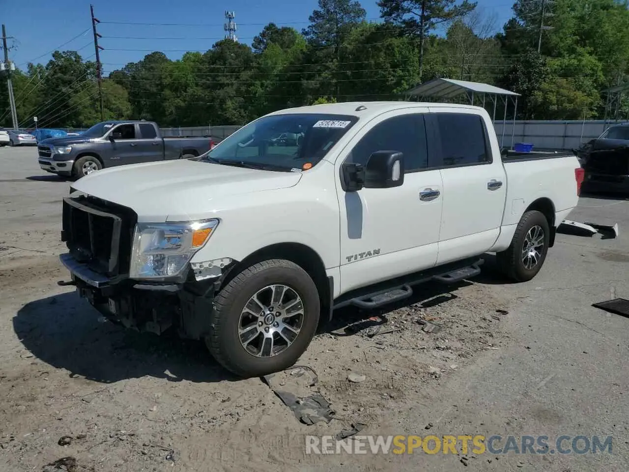 1 Photograph of a damaged car 1N6AA1EDXMN527522 NISSAN TITAN 2021