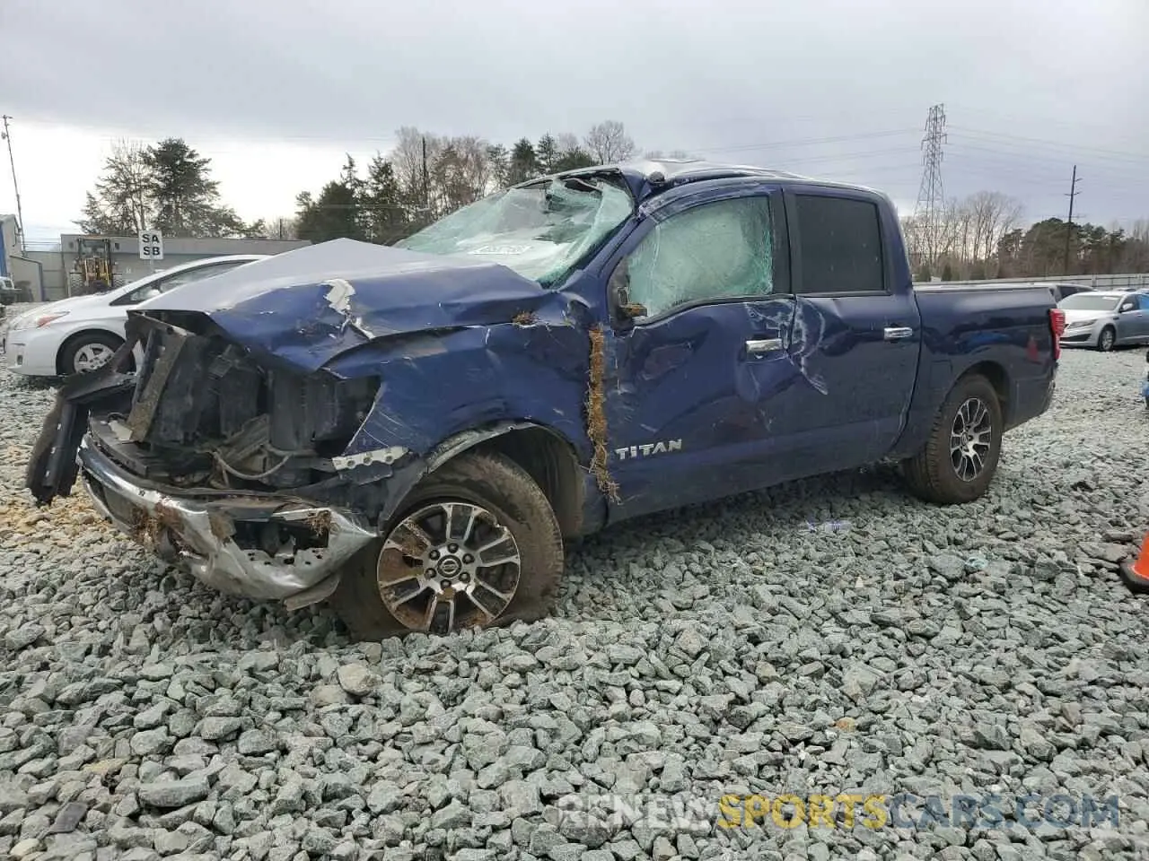 1 Photograph of a damaged car 1N6AA1EE2MN529337 NISSAN TITAN 2021