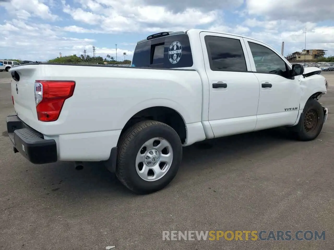 3 Photograph of a damaged car 1N6AA1EEXMN520000 NISSAN TITAN 2021