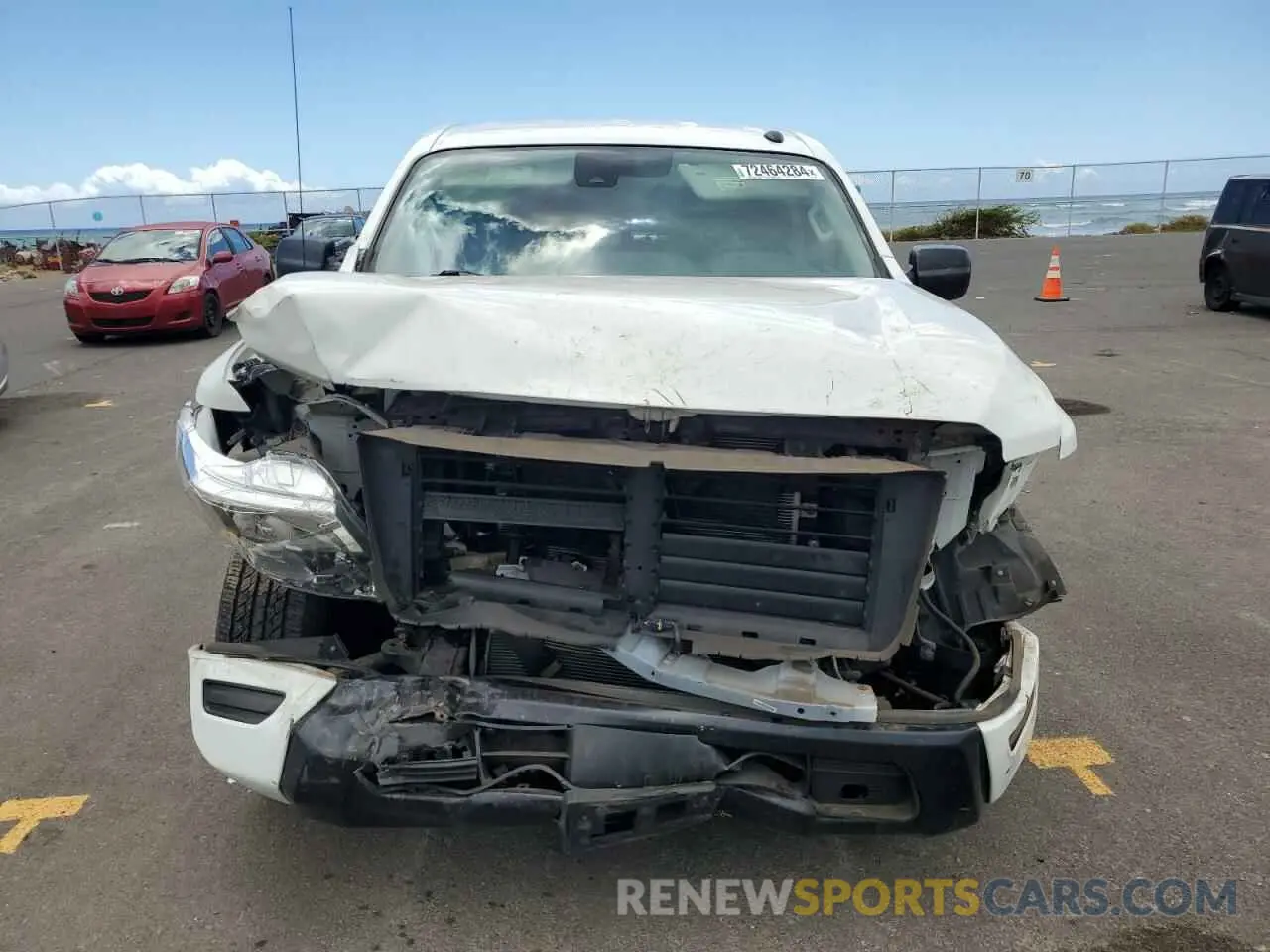5 Photograph of a damaged car 1N6AA1EEXMN520000 NISSAN TITAN 2021