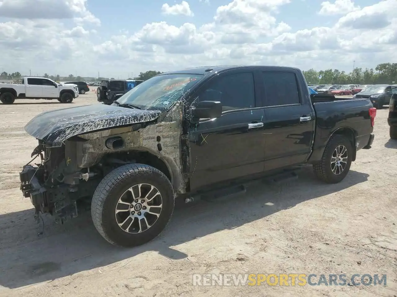 1 Photograph of a damaged car 1N6AA1EF6MN512596 NISSAN TITAN 2021