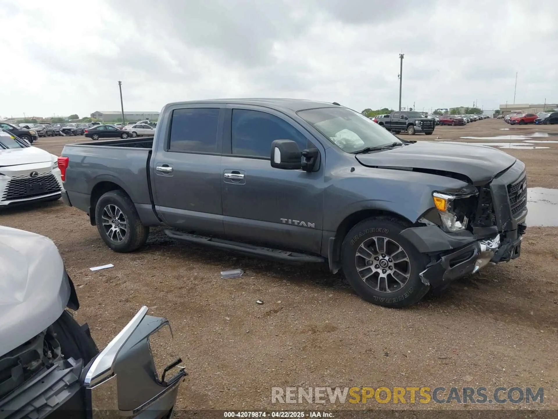 1 Photograph of a damaged car 1N6AA1EF8MN536575 NISSAN TITAN 2021