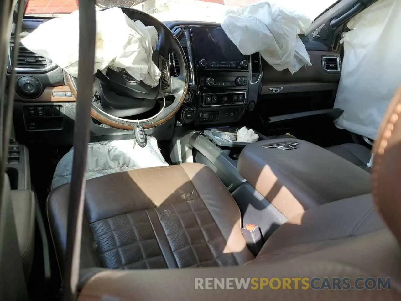 8 Photograph of a damaged car 1N6AA1FB2MN523560 NISSAN TITAN 2021