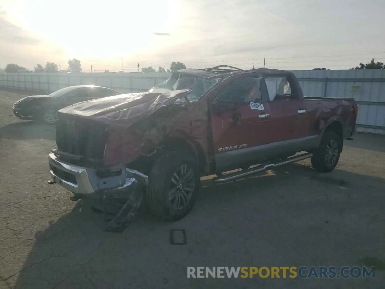 1 Photograph of a damaged car 1N6AA1FB8MN533655 NISSAN TITAN 2021