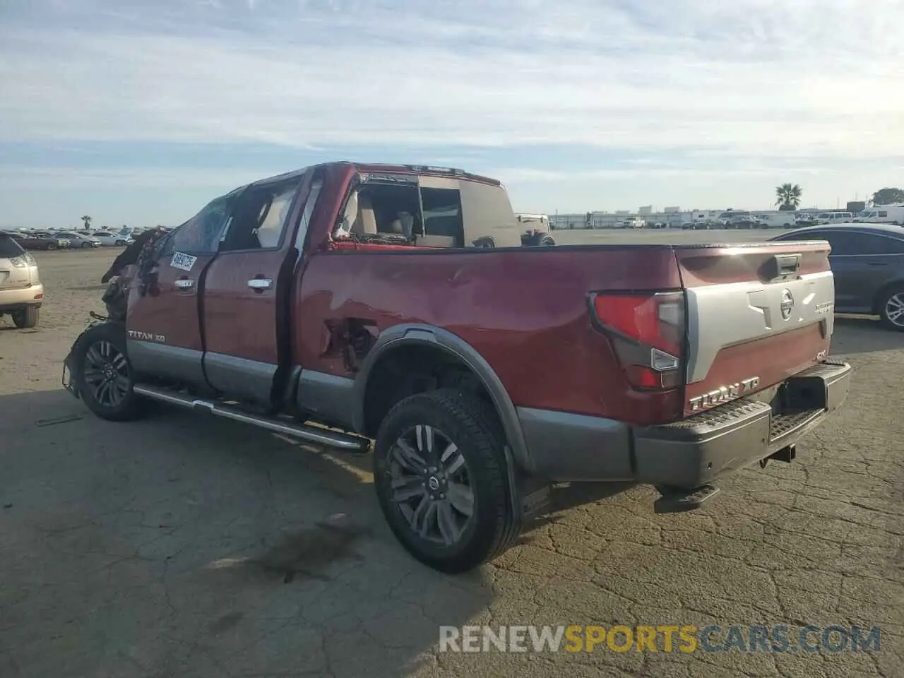 2 Photograph of a damaged car 1N6AA1FB8MN533655 NISSAN TITAN 2021