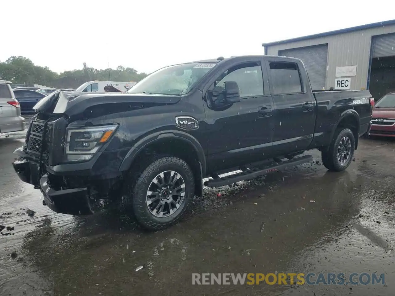 1 Photograph of a damaged car 1N6AA1FB9MN532756 NISSAN TITAN 2021