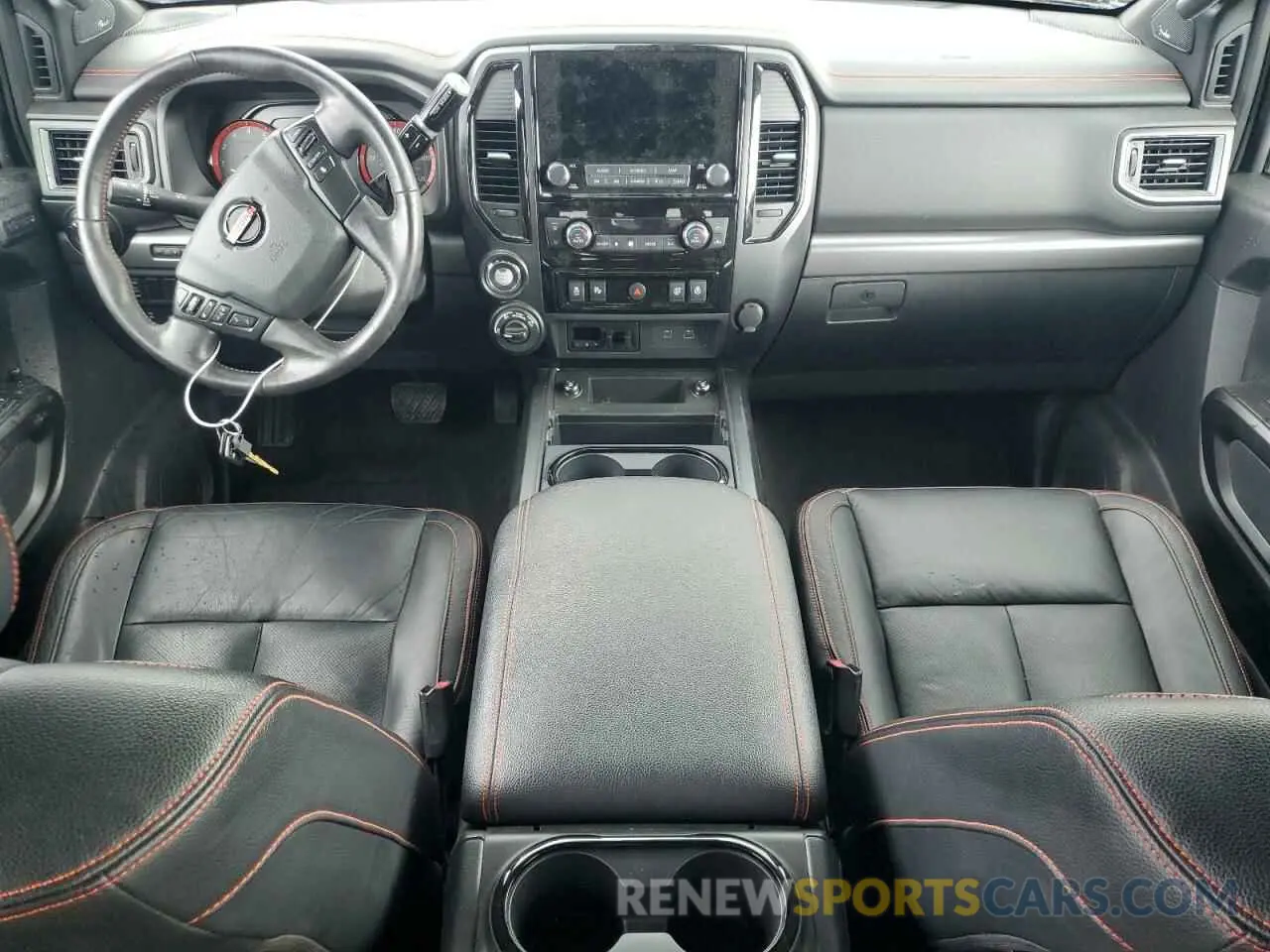 8 Photograph of a damaged car 1N6AA1FB9MN532756 NISSAN TITAN 2021