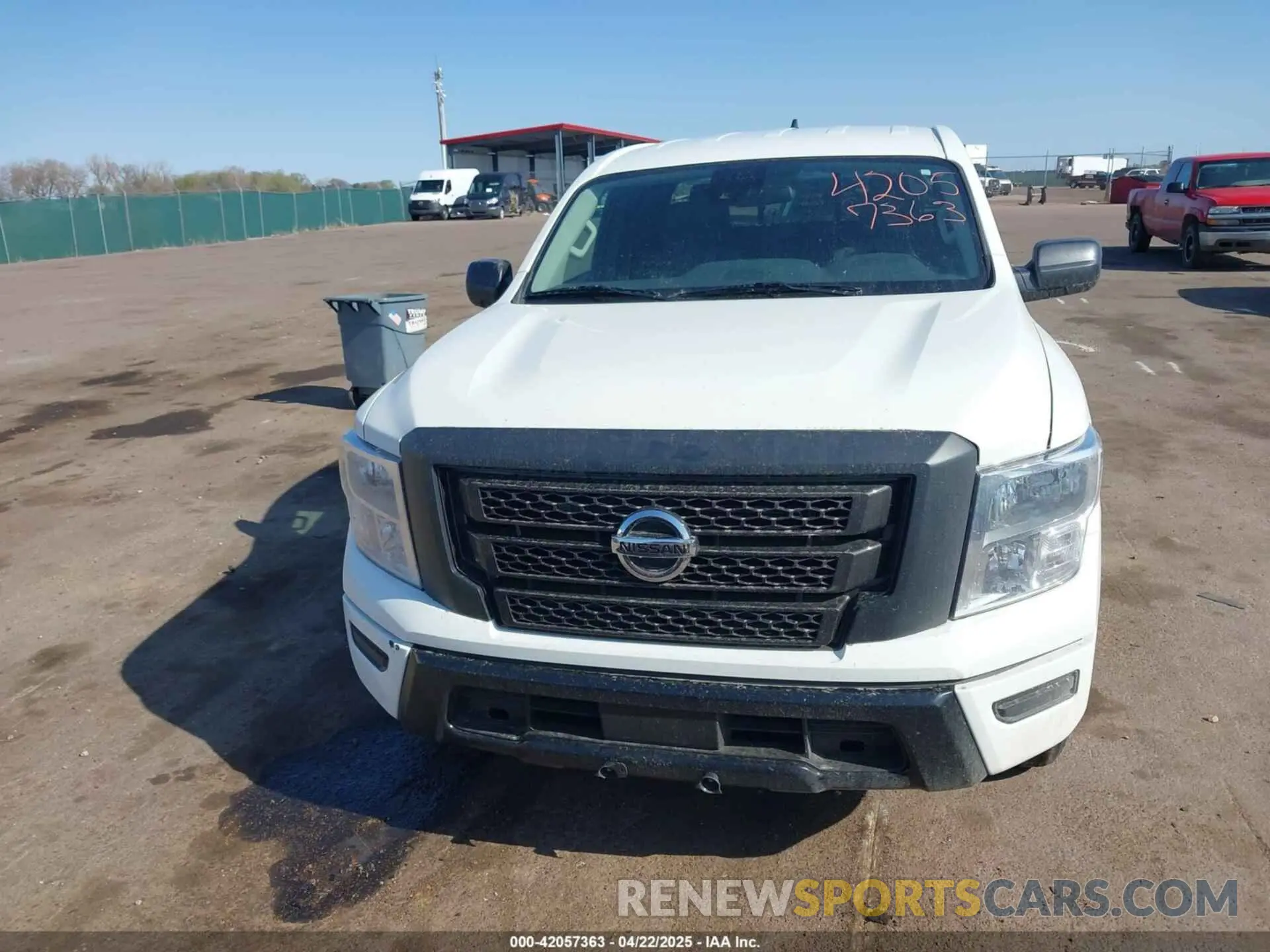 13 Photograph of a damaged car 1N6AA1CC1NN107952 NISSAN TITAN 2022