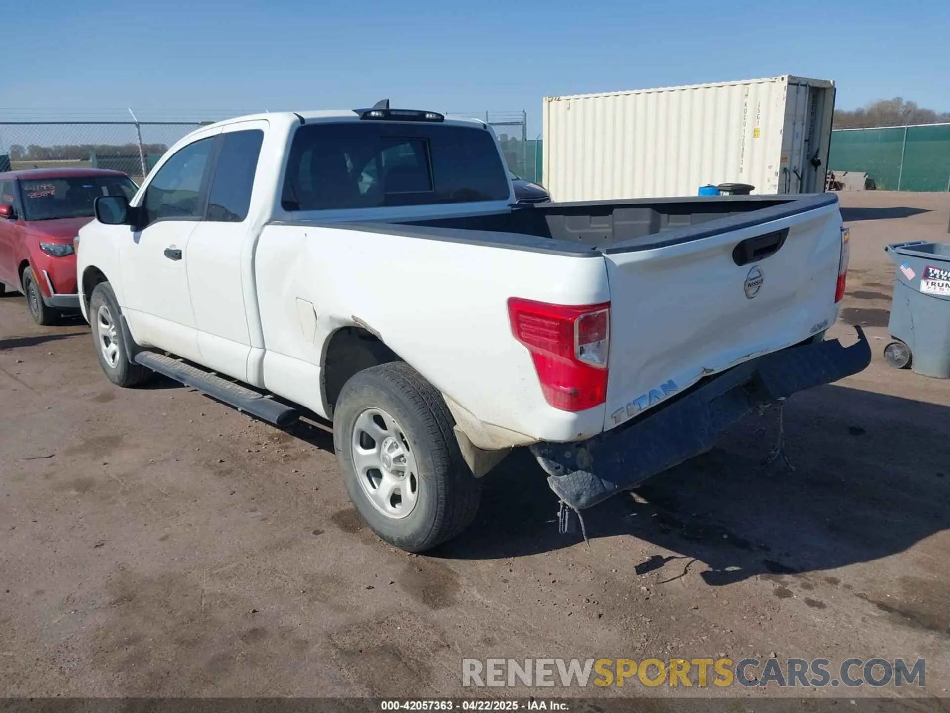 3 Photograph of a damaged car 1N6AA1CC1NN107952 NISSAN TITAN 2022