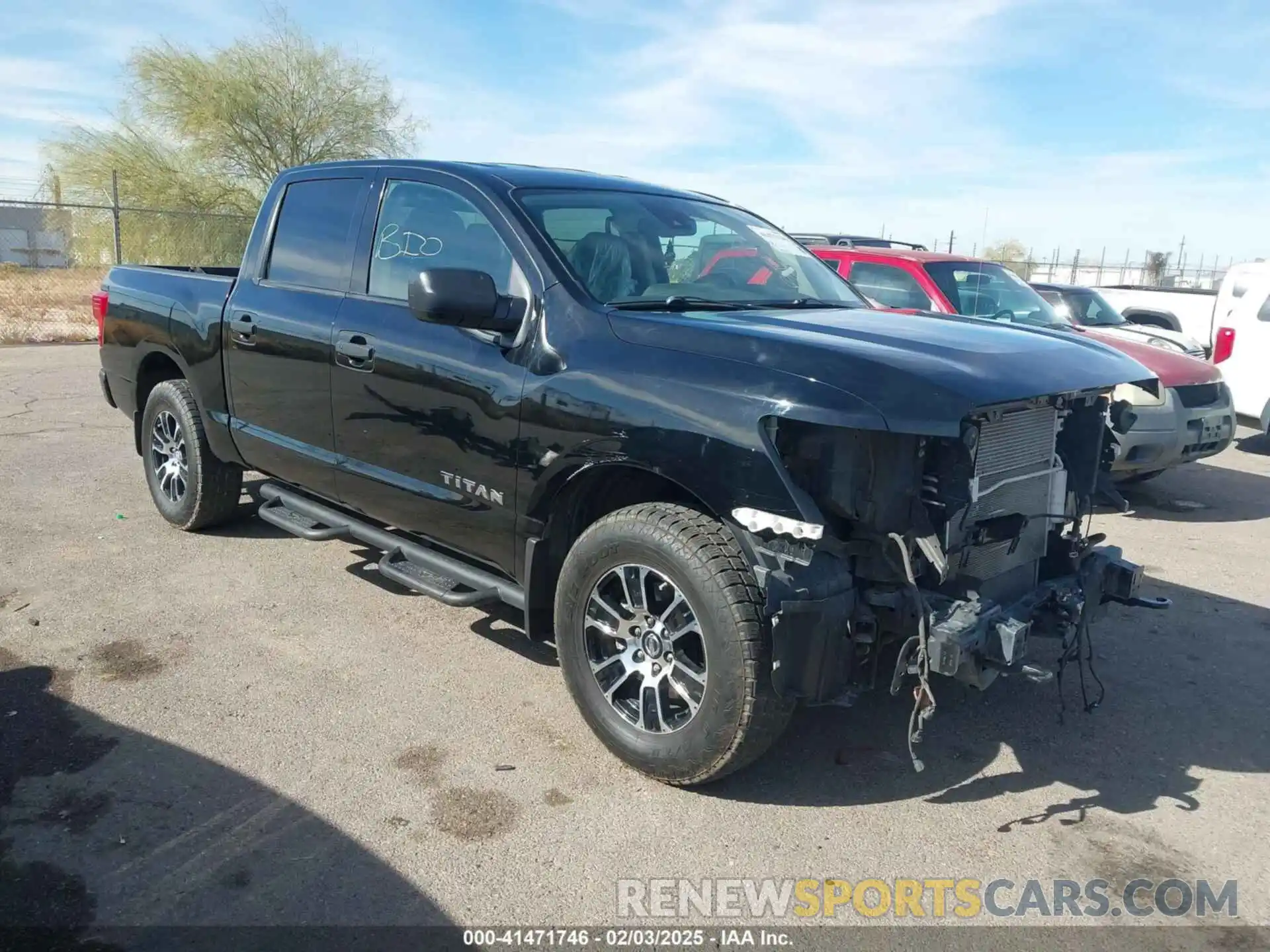 1 Photograph of a damaged car 1N6AA1ED3NN101463 NISSAN TITAN 2022