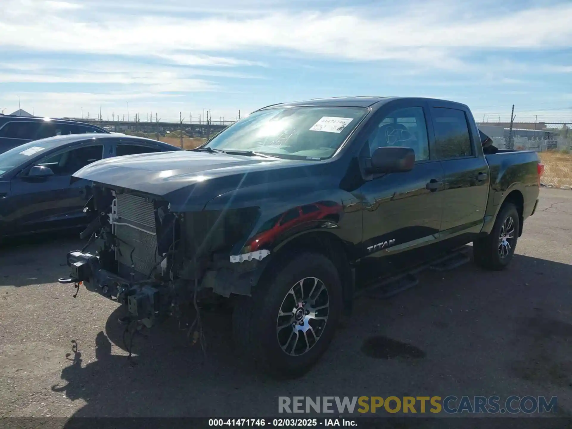 2 Photograph of a damaged car 1N6AA1ED3NN101463 NISSAN TITAN 2022