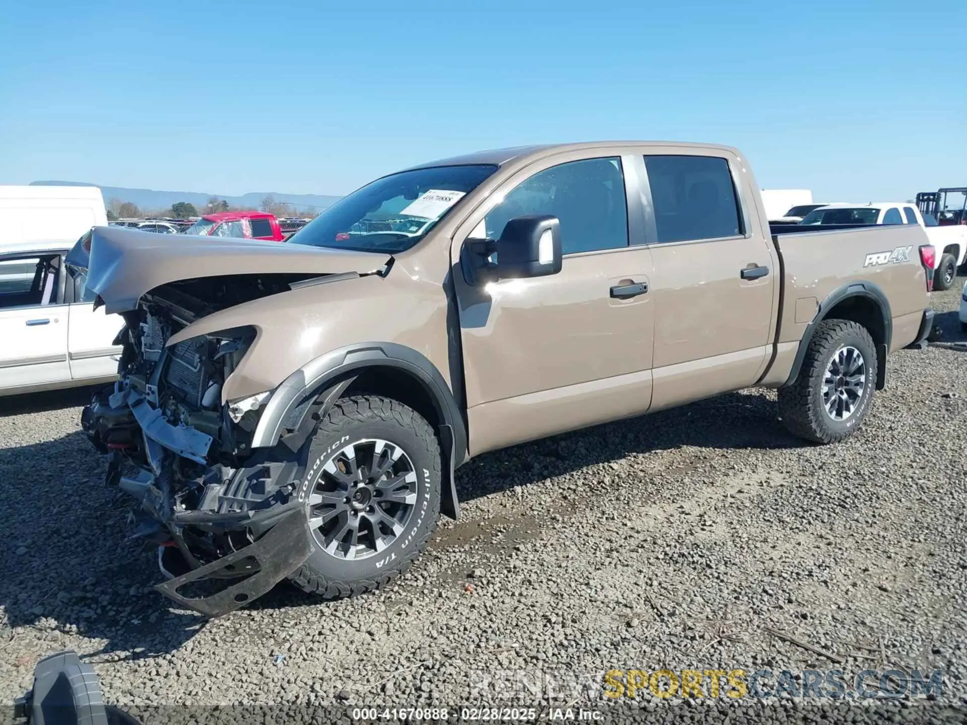 2 Photograph of a damaged car 1N6AA1ED4NN101018 NISSAN TITAN 2022
