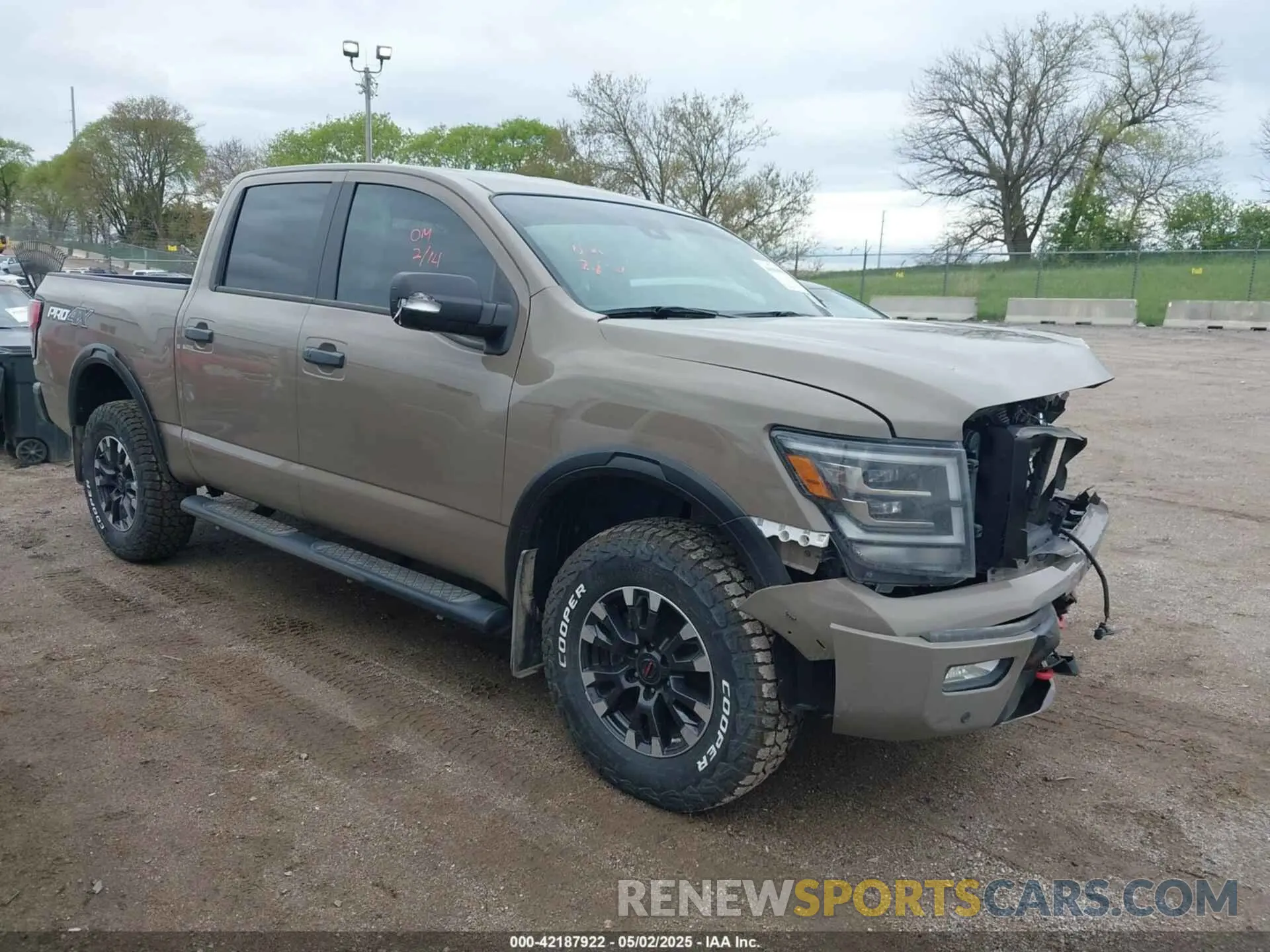 1 Photograph of a damaged car 1N6AA1ED6NN101067 NISSAN TITAN 2022