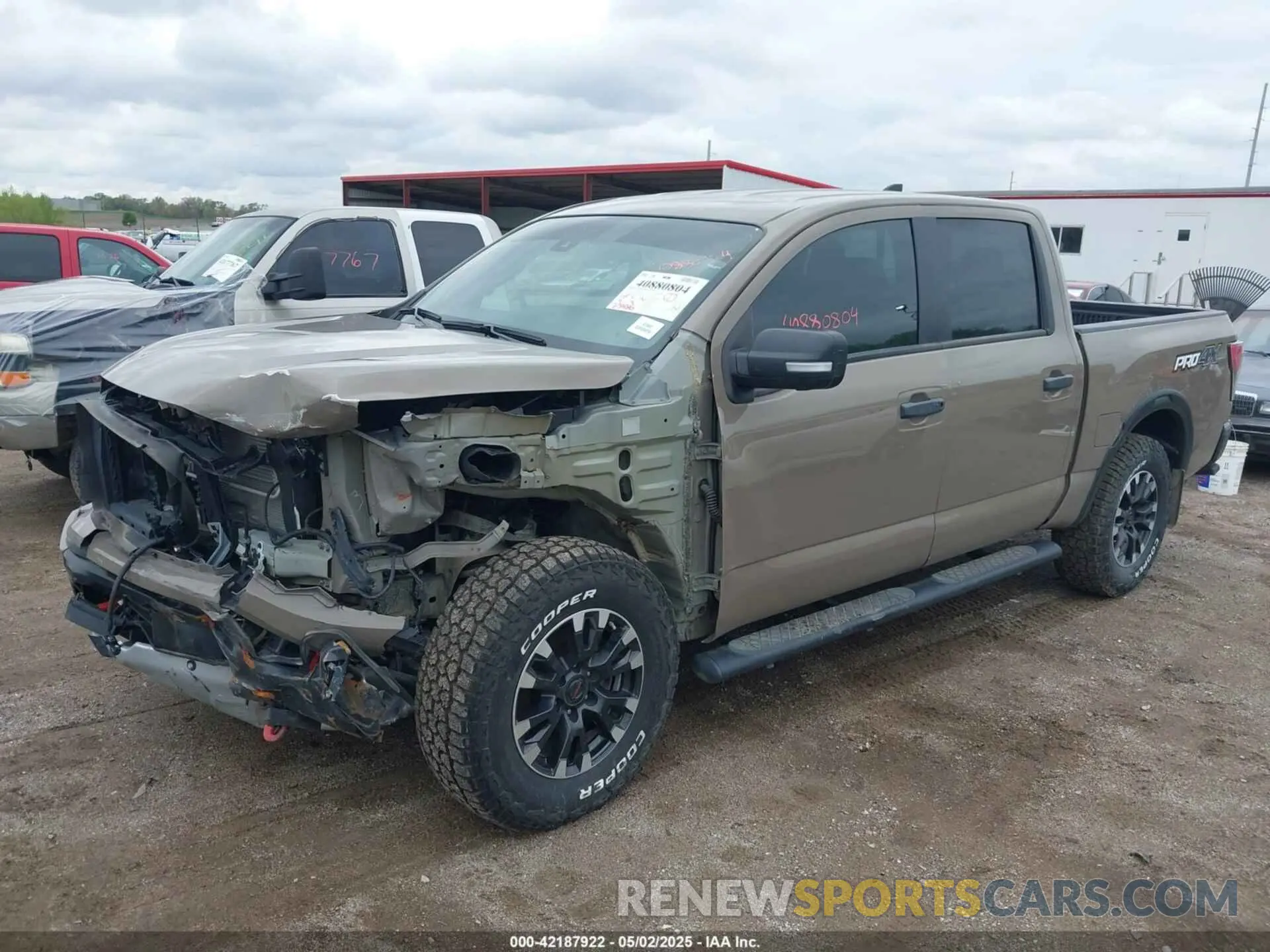 2 Photograph of a damaged car 1N6AA1ED6NN101067 NISSAN TITAN 2022