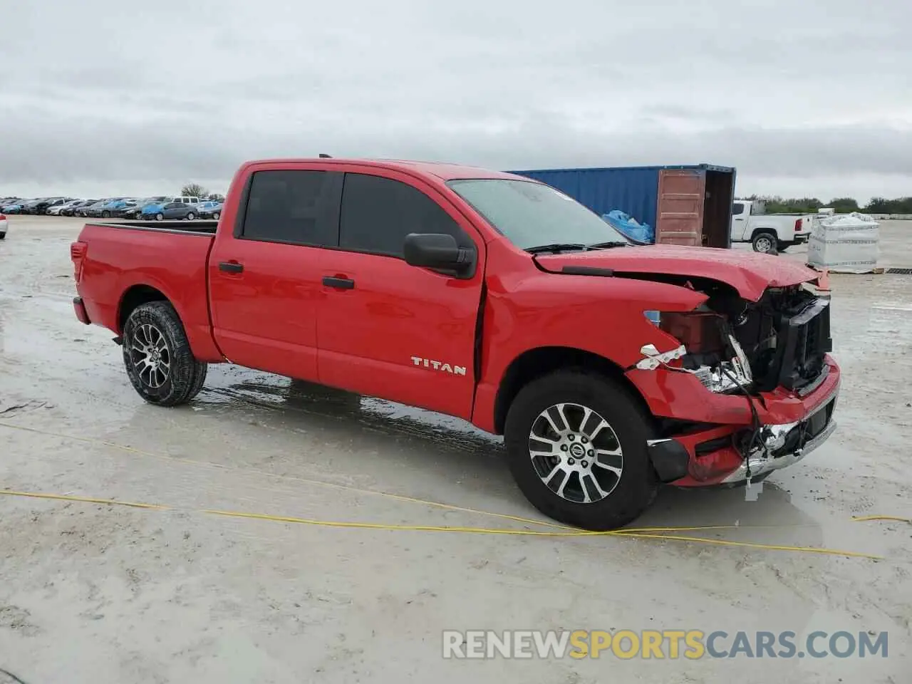 4 Photograph of a damaged car 1N6AA1EE1NN107187 NISSAN TITAN 2022