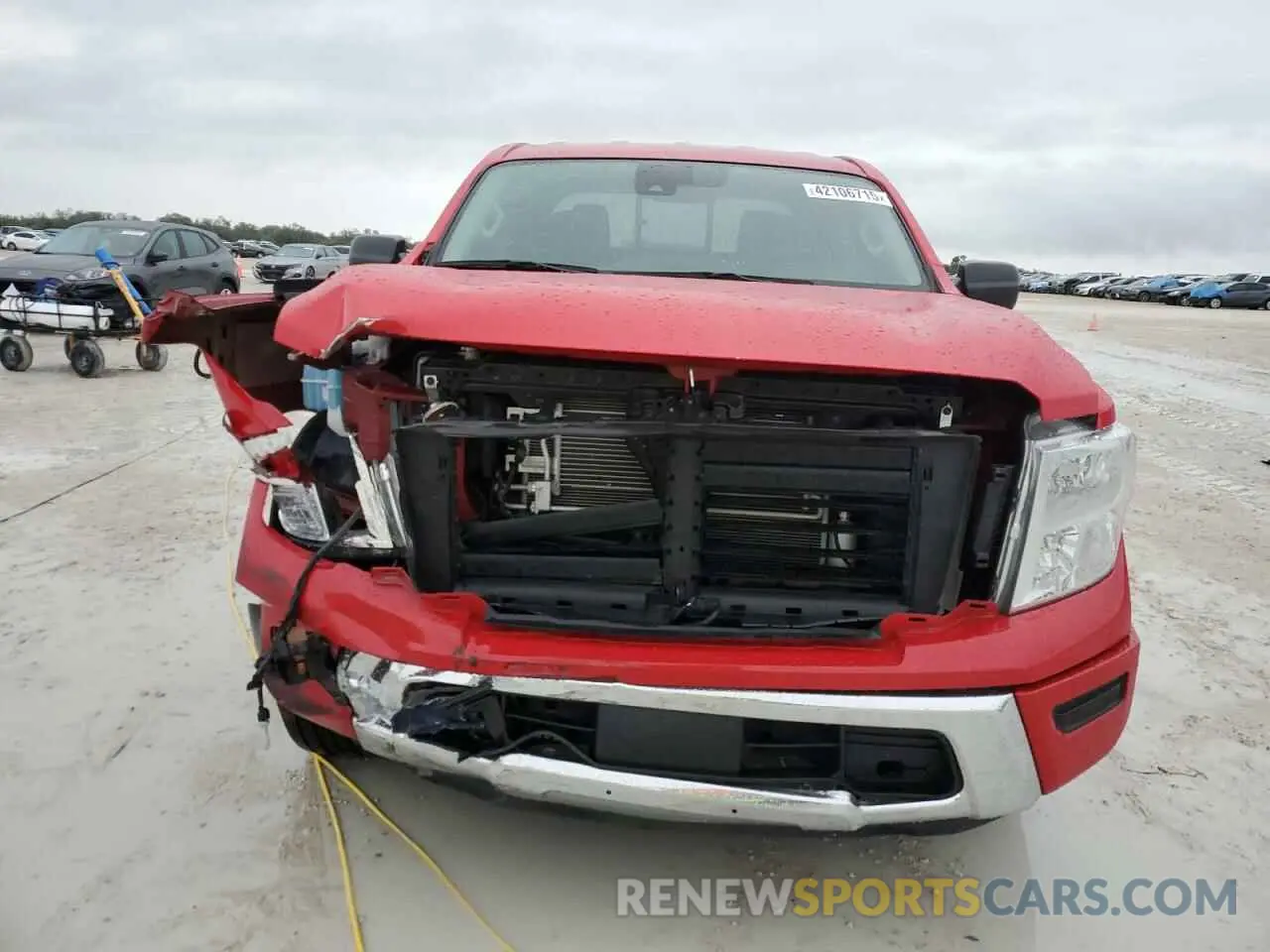 5 Photograph of a damaged car 1N6AA1EE1NN107187 NISSAN TITAN 2022