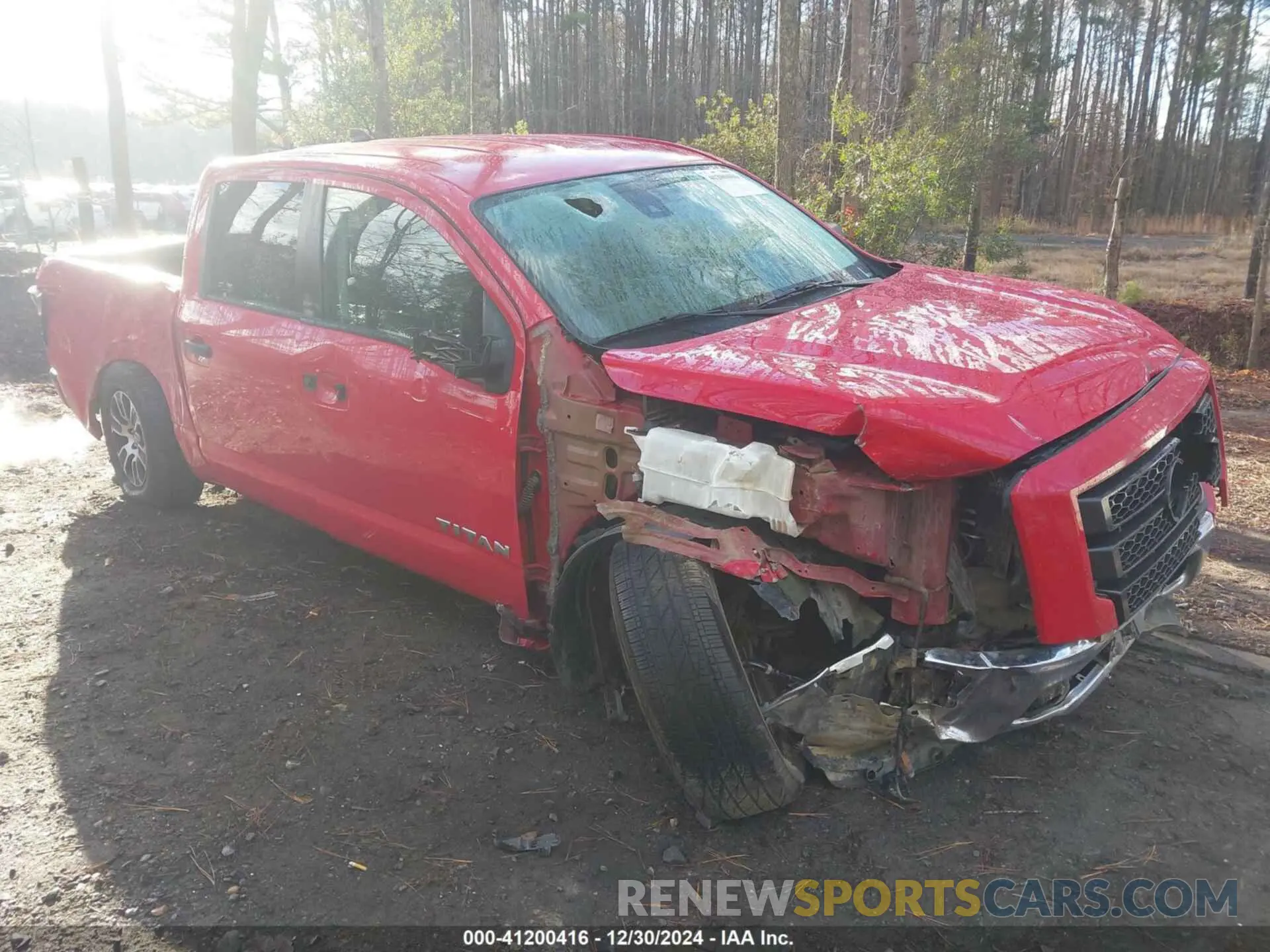 1 Photograph of a damaged car 1N6AA1EE2NN104721 NISSAN TITAN 2022
