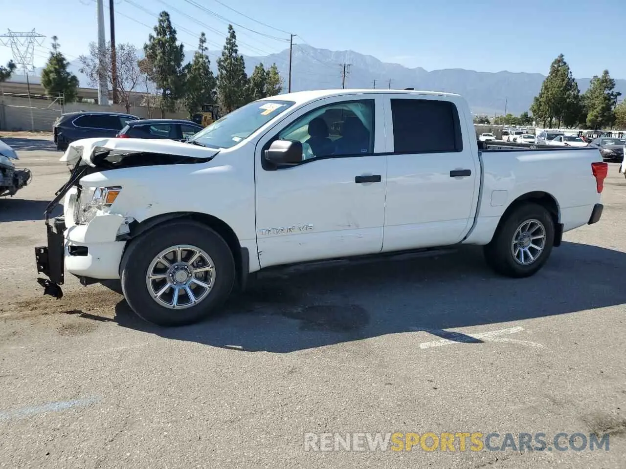 1 Photograph of a damaged car 1N6AA1EE3NN106204 NISSAN TITAN 2022