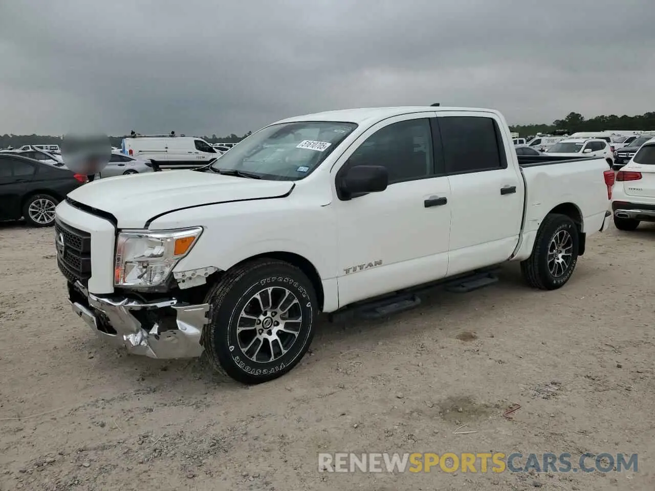 1 Photograph of a damaged car 1N6AA1EE5NN104390 NISSAN TITAN 2022