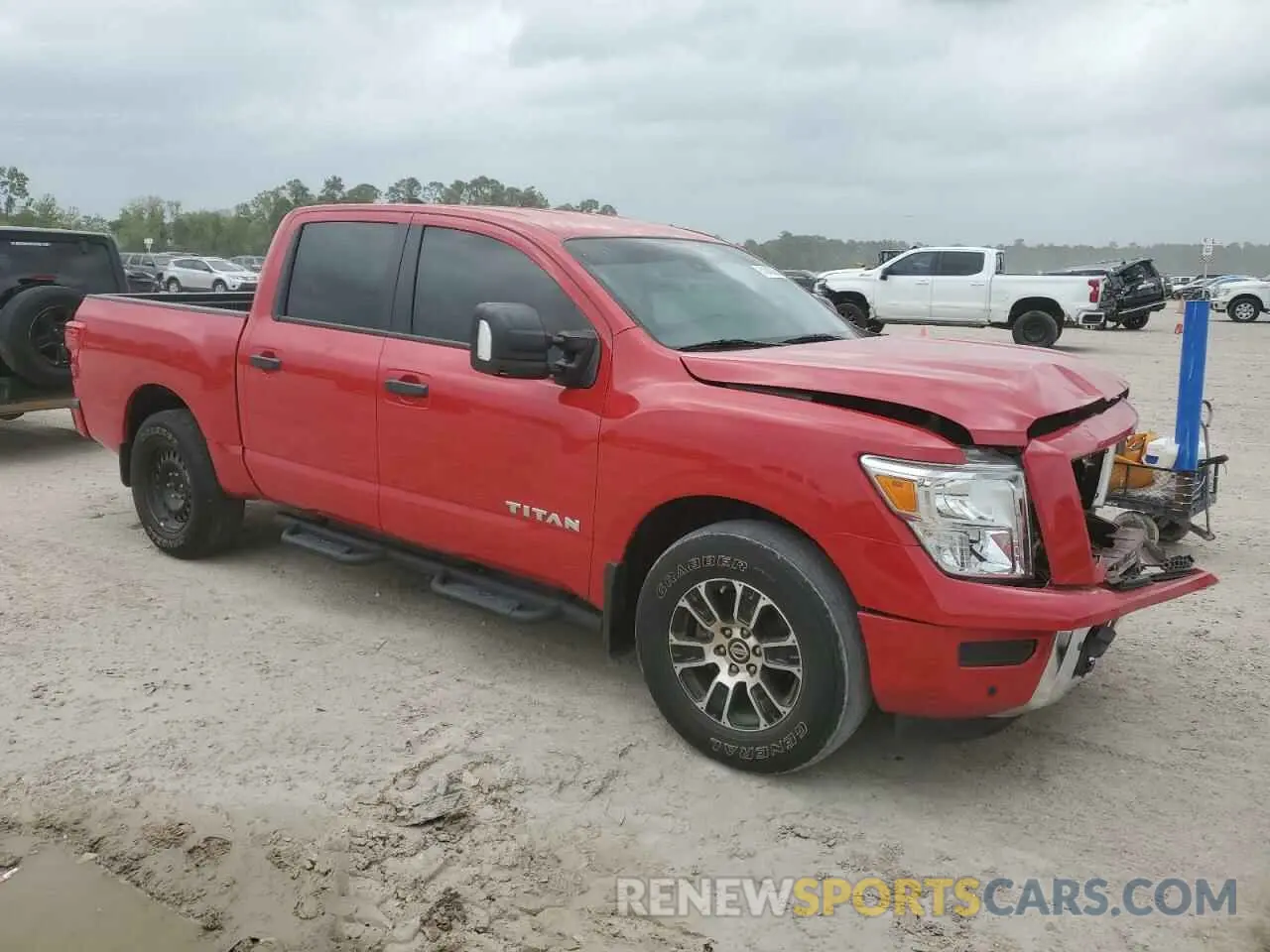 4 Photograph of a damaged car 1N6AA1EF1NN101656 NISSAN TITAN 2022