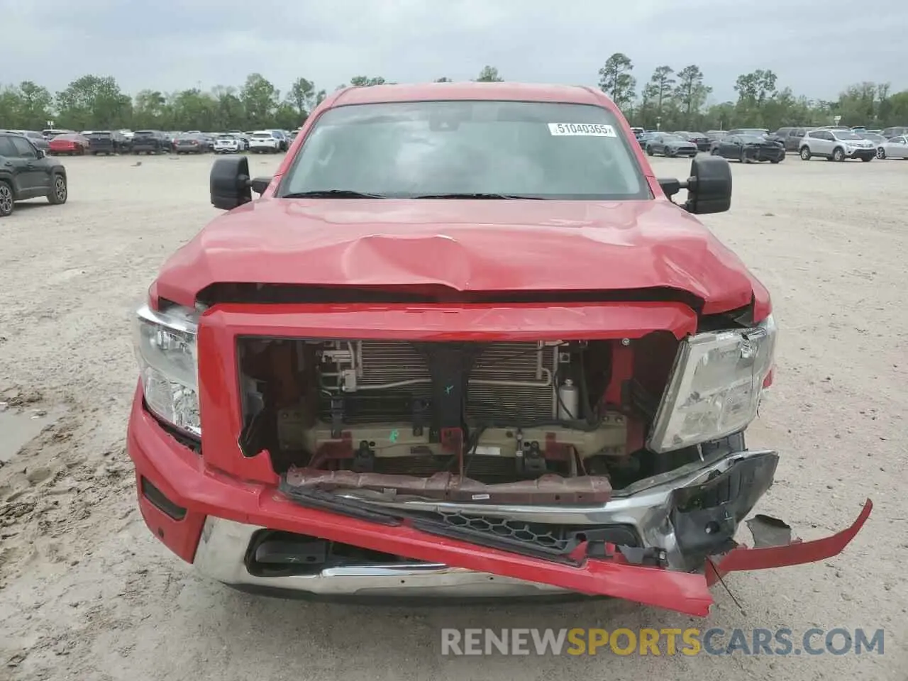 5 Photograph of a damaged car 1N6AA1EF1NN101656 NISSAN TITAN 2022